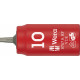 8767 C VDE HF TORX® ZYKLOP BITDOP, GEISOLEERD, MET 1/4" AANDRIJVING, MET VASTHOUDFUNCTIE, TX 10 X 36 MM