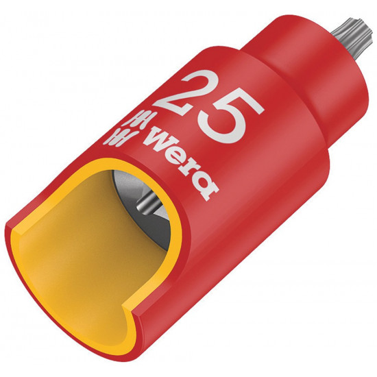8767 C VDE HF TORX® ZYKLOP BITDOP, GEISOLEERD, MET 1/4" AANDRIJVING, MET VASTHOUDFUNCTIE, TX 10 X 36 MM