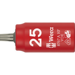 8767 C VDE HF TORX® ZYKLOP BITDOP, GEISOLEERD, MET 1/4" AANDRIJVING, MET VASTHOUDFUNCTIE, TX 25 X 36 MM