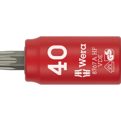 8767 C VDE HF TORX® ZYKLOP BITDOP, GEISOLEERD, MET 1/4" AANDRIJVING, MET VASTHOUDFUNCTIE, TX 40 X 36 MM