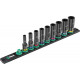 9661 DOP-MAGNEETSTRIP B IMPAKTOR DEEP IMPERIAL 1 DOPPENSET, 3/8" AANDRIJVING, 9-DELIG