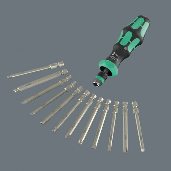 838 RA-R L BITHANDHOUDER MET RATELFUNCTIE, 1/4", 1/4" X 140 MM