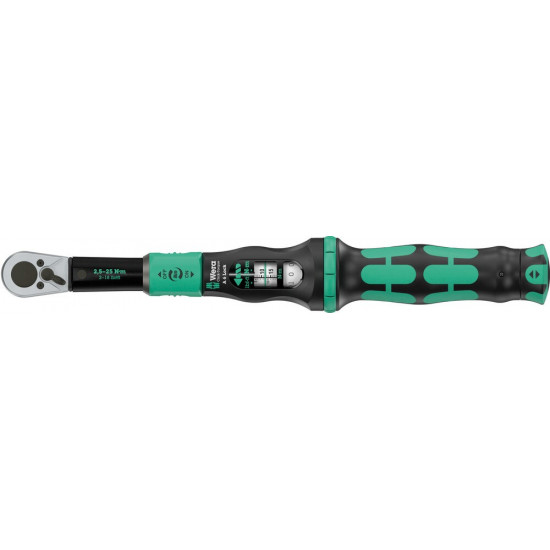 CLICK-TORQUE LOCK A 6 DRAAIMOMENTSLEUTEL, INSTELBAAR, TORQUE LOCK FUNCTIE, OMSCHAKELRATEL, RECHTSOM VASTDRAAIEN, 2,5-25 NM, 1/4" X 2.5-25 NM