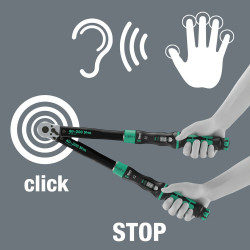 CLICK-TORQUE LOCK C 3 DRAAIMOMENTSLEUTEL, INSTELBAAR, OMSCHAKELRATEL, TORQUE LOCK FUNCTIE, 40-200 NM, 1/2" X 40-200 NM