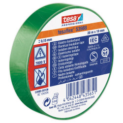 53988 SPVC ELECTRICAL TAPE GREEN 20M X 19MM 20 19 GREEN