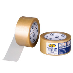VERPAKKINGSTAPE PREMIUM - TRANSPARANT 50MM X 66M