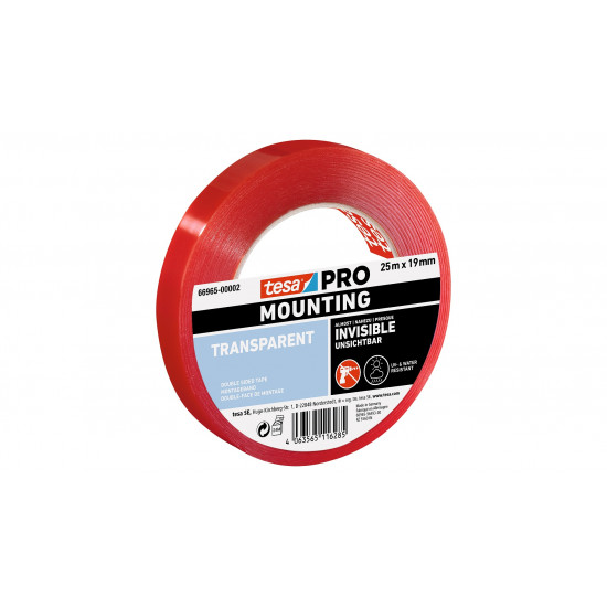 66965 MOUNTING PRO TRANSPARENT, 25X19, TP 25 19 TRANSPARENT