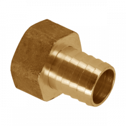 BONFIX DRAAD MESSING SLANGPILAAR 3/4" BINNENDRAAD X 20 MM