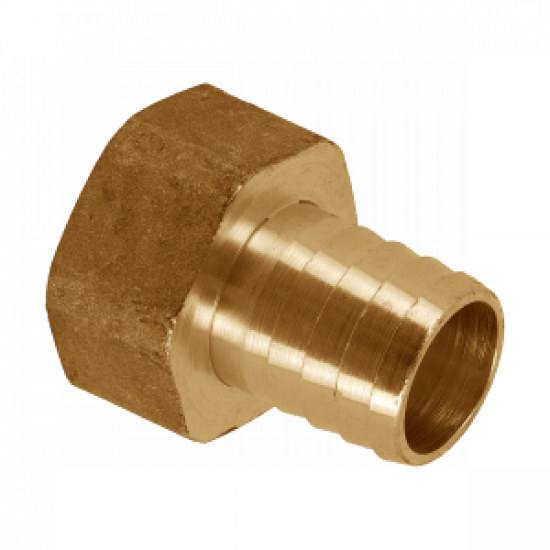 BONFIX DRAAD MESSING SLANGPILAAR 3/4" BINNENDRAAD X 20 MM