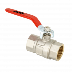 BONFIX KOGELKRAAN 3/4" BI.DR. X 3/4" BI.DR. + RODE HENDEL