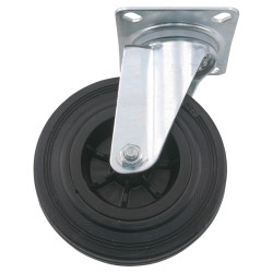 TRANSPORTZWENKWIEL - MET ROLLAGER - 125 MM