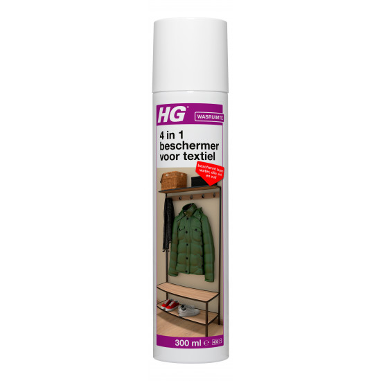 HG 4 IN 1 BESCHERMER VOOR TEXTIEL EN LEER 300 ML