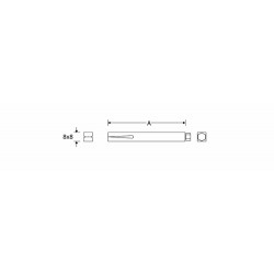 WISSELSTIFT MET MOER Q8X55MM YVZ