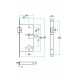 CENTRAAISLOT DM60MM KL3 PC72MM RVS, VP20MM