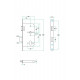 CILINDERSLOT D/N DM60MM KL3 PC72MM RVS, VP20MM