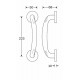 DEURGREEP ANATOMICA 200MM MMC