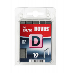 NOV 600PC FLAT WIRE STAPLE 10MM