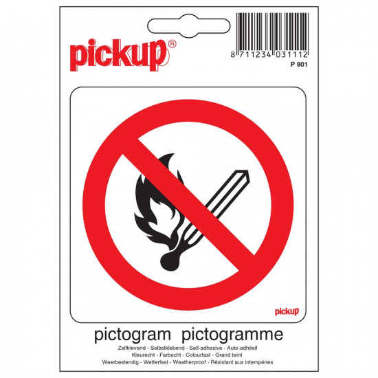 OPEN VUUR VERBODEN 10X10 P801