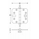 VEILIGHEIDSSCHARNIER ROH 89X89 MGC VAAS