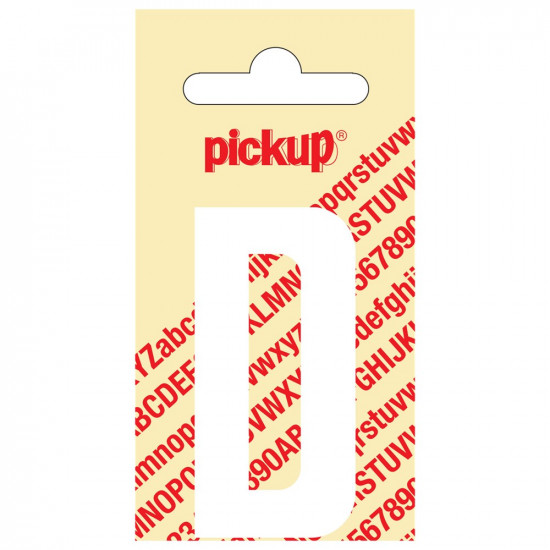 LETTER D 60MM WIT 31012060D