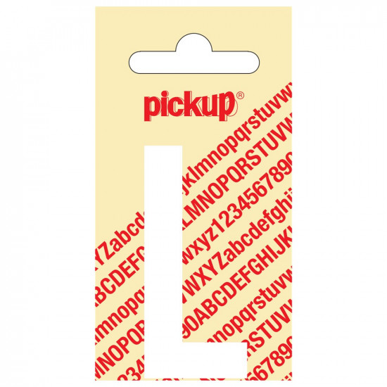 LETTER L 60MM WIT 31012060L