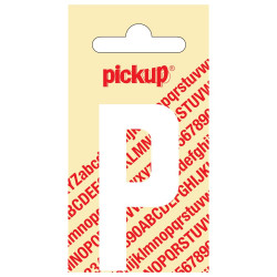 PLAKLETTER NOBEL 60 MM WIT P