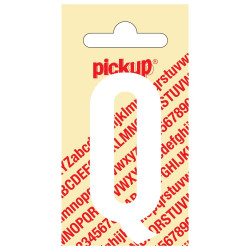 PLAKLETTER NOBEL 60 MM WIT Q