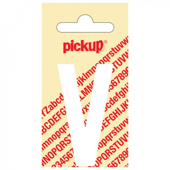 LETTER V 60MM WIT 31012060V