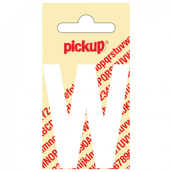 LETTER W 60MM WIT 31012060W