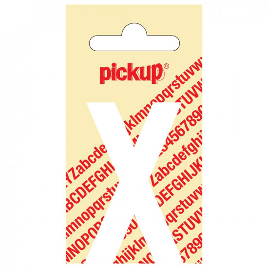 LETTER X 60MM WIT 31012060X