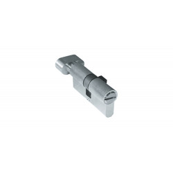 WC CILINDER 25/20 MM + KNOP NI MAT