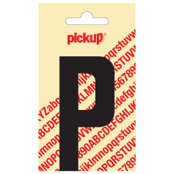 PLAKLETTER NOBEL 90 MM ZWART P