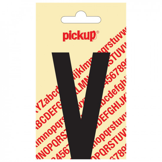 LETTER V 90MM ZWART 31002090V