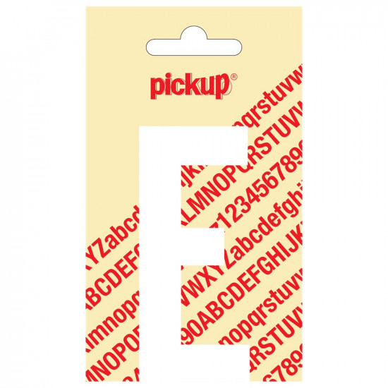 LETTER E 90MM WIT 31012090E