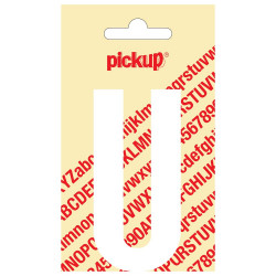 LETTER U 90MM WIT 31012090U