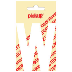 LETTER W 90MM WIT 31012090W