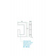 CUVETTE PIECE RECTANGLE OUVERTE MASSIVE INOX MAT