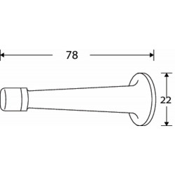 DEURBUFFER 78MM MGN