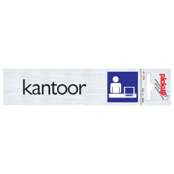 BORD ALULOOK KANTOOR 165X44 MM ZELFKLEVEND