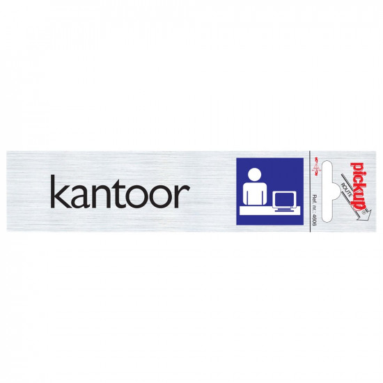 BORD ALULOOK KANTOOR 165X44 MM ZELFKLEVEND