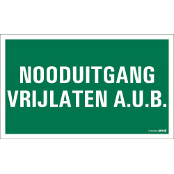 NOODUITGANG VRIJL.AUB 332286