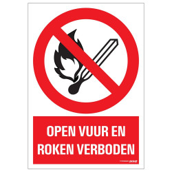 OPEN VUUR/VERB. TE ROKEN 23X33