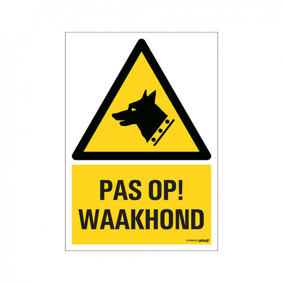 BORD PAS OP WAAKHOND 230X330 MM