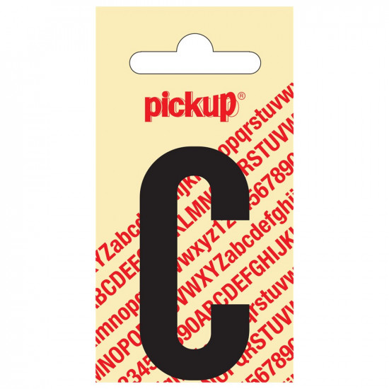 LETTER C 60MM ZWART 31002060C