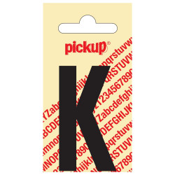 PLAKLETTER NOBEL 60 MM ZWART K