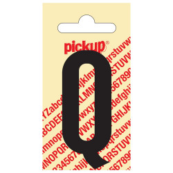 PLAKLETTER NOBEL 60 MM ZWART Q