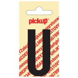 LETTER U 60MM ZWART 31002060U