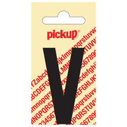 LETTER V 60MM ZWART 31002060V