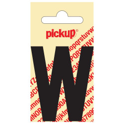 LETTER W 60MM ZWART 31002060W