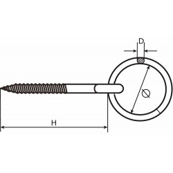 596-1070E / AANLEGRING 8X85 HOUTDR. VZ.